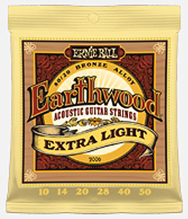 Earthwood Acoustic 80/20 Bronz - Extra Light - P02006