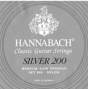 HANNABACH 900 SILVER 200 / 900 Medium/Low Tension
