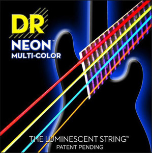 DR String - NEON HI-DEP MULTI-COLOR /The Luminescent String  /발광스트링/ 핸드메이드 스트링 