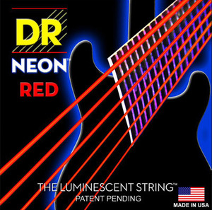 DR String - NEON HI-DEP RED /The Luminescent String /발광스트링/ 핸드메이드 스트링 